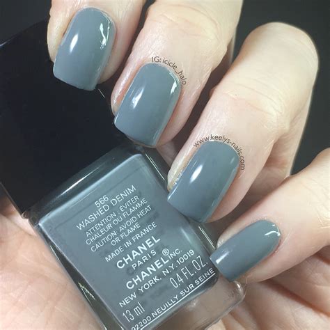 chanel show your hand deluxe nail set|chanel washed denim nail polish.